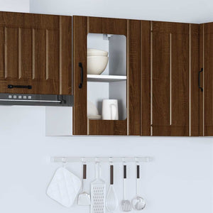Küchen Hängeschrank Lucca Braun Eiche Optik