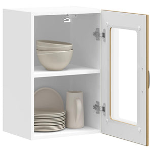 Küchen-Hängeschrank Lucca Artisan-Eiche mit Glastür