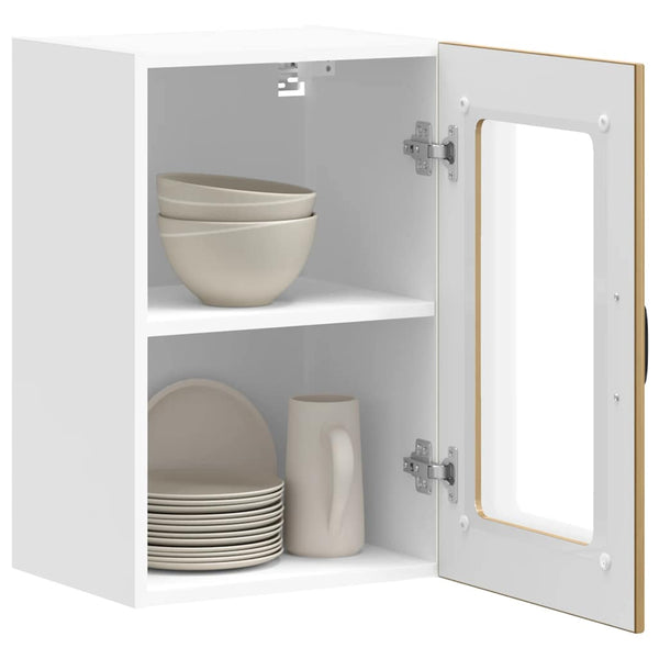 Küchen-Hängeschrank Lucca Artisan-Eiche mit Glastür