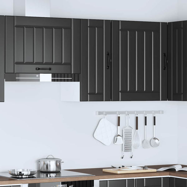 Küchen Hängeschrank Lucca Schwarz