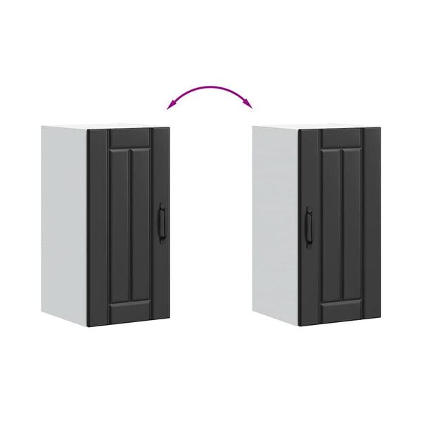 Küchen Hängeschrank Lucca Schwarz