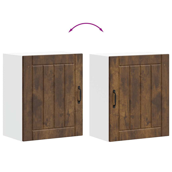 Küchen Hängeschränke 2er Set Räuchereiche