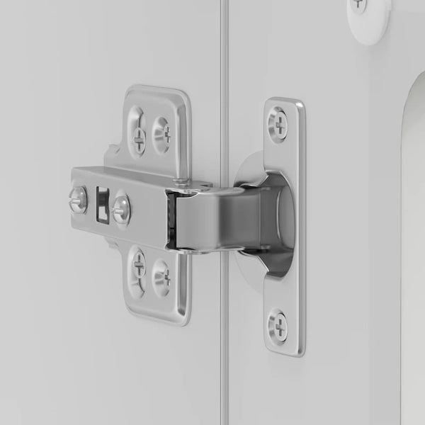 Küchen Hängeschrank Lucca Weiß mit Glastür
