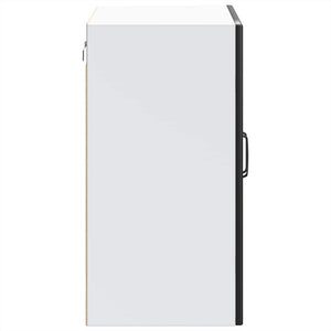 Küchen Hängeschrank Lucca Schwarz mit Glastür
