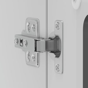 Küchen Hängeschrank Lucca Schwarz mit Glastür