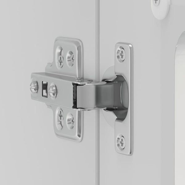 Küchen Hängeschrank Weiß Hochglanz mit Glastür