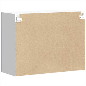 Küchen Hängeschrank Betongrau mit Glastür