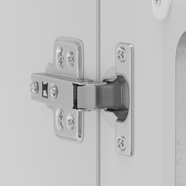 Küchen Hängeschrank Betongrau mit Glastür