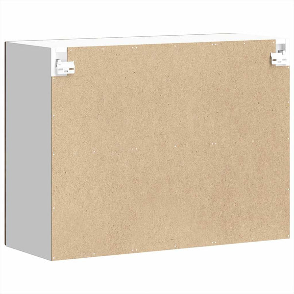 Küchen Hängeschrank Lucca Räuchereiche Glastür