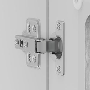 Küchen Hängeschrank Grau Sonoma mit Glastür
