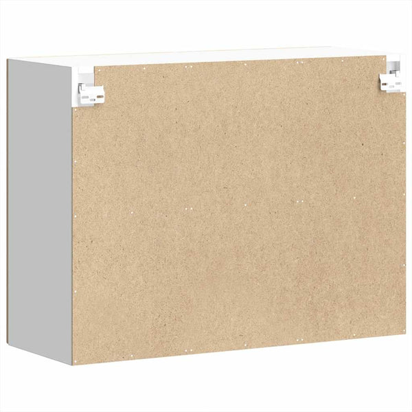 Küchen-Hängeschrank Artisan Eiche mit Glastür