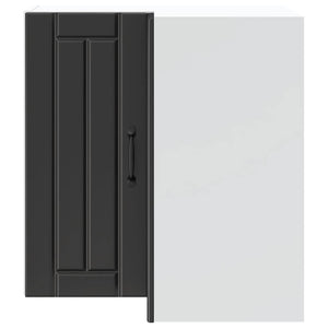 Eckhängeschrank Lucca, Schwarz