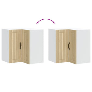 Küchen Eckhängeschrank Sonoma-Eiche