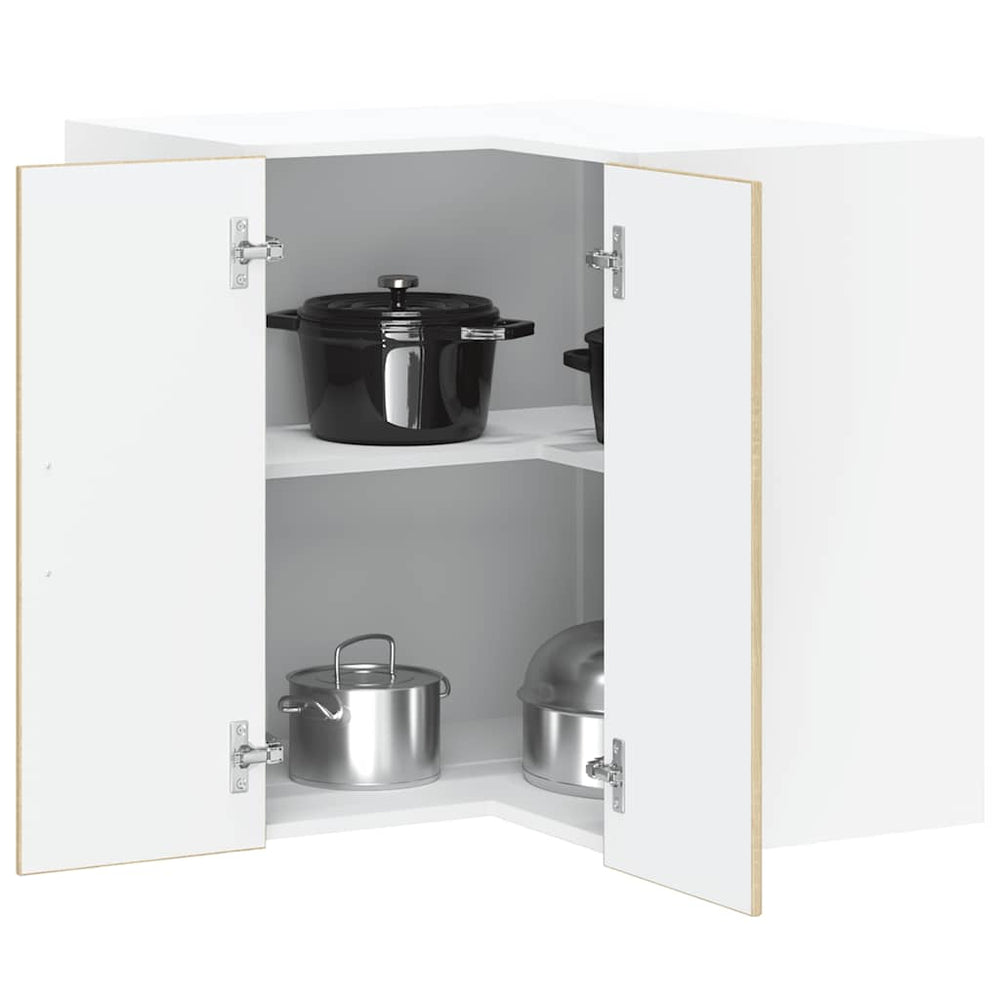 Küchen Eckhängeschrank Sonoma-Eiche