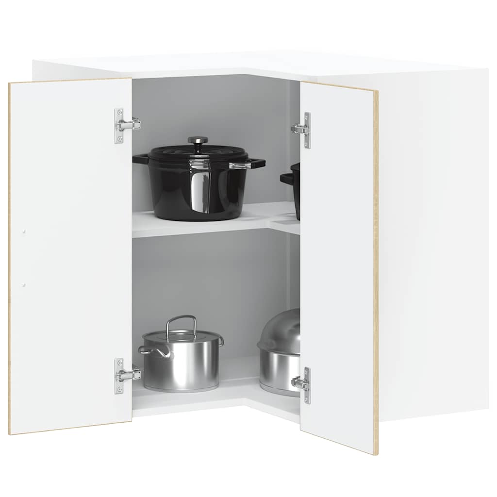 Küchen Eckhängeschrank Sonoma-Eiche