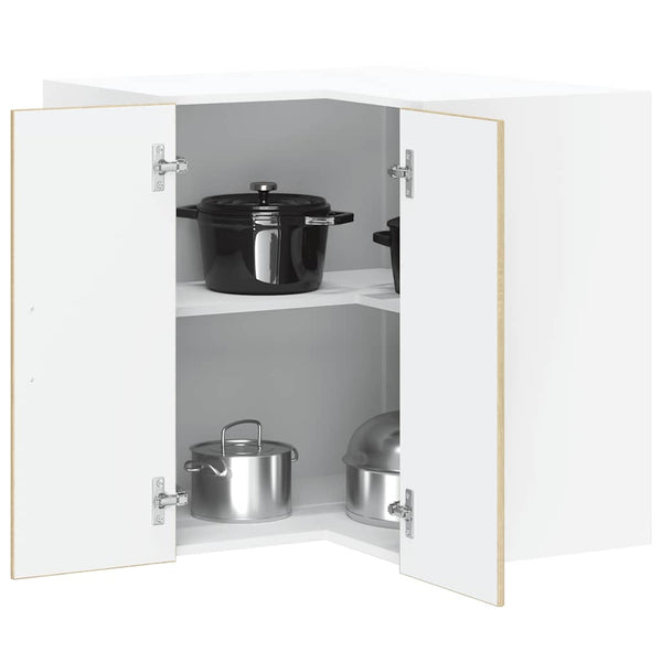 Küchen Eckhängeschrank Sonoma-Eiche