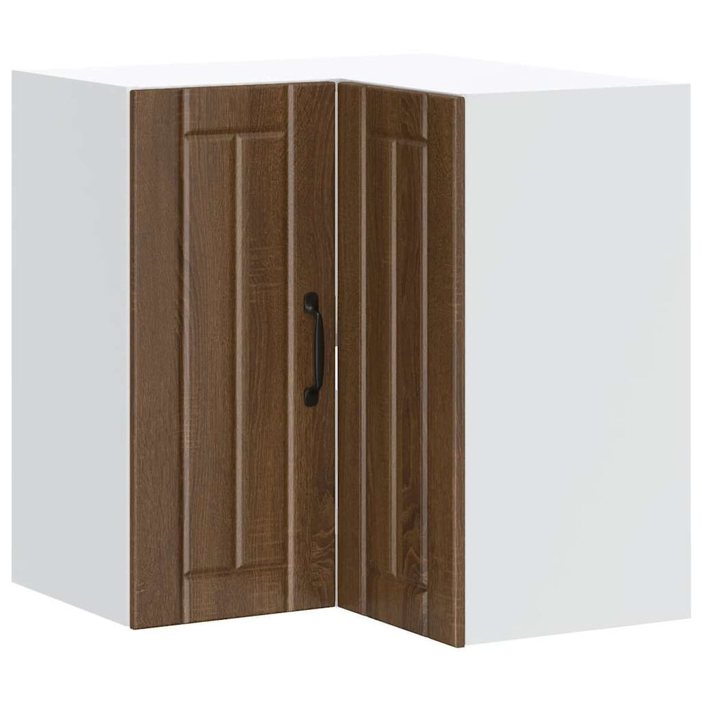 Eckhängeschrank Küche Lucca Braun Eiche