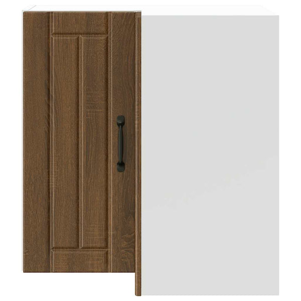 Eckhängeschrank Küche Lucca Braun Eiche
