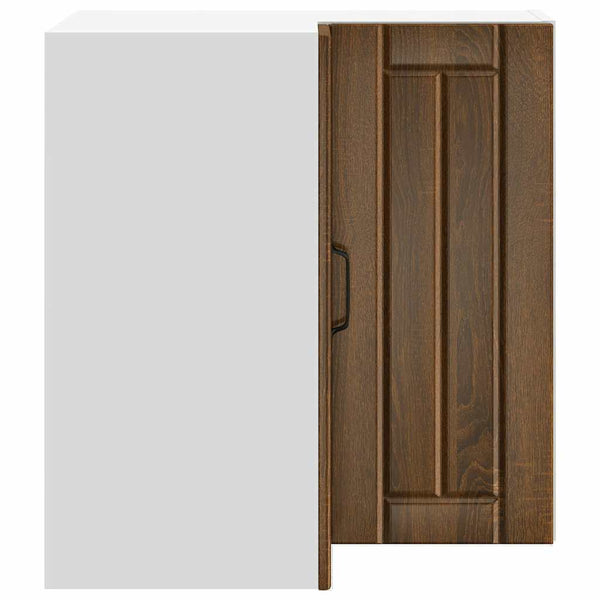 Eckhängeschrank Küche Lucca Braun Eiche
