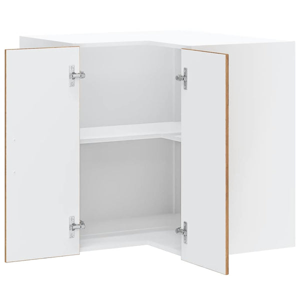 Küchen Eckhängeschrank Altholz-Optik