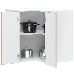 Küchen Eckhängeschrank Altholz-Optik