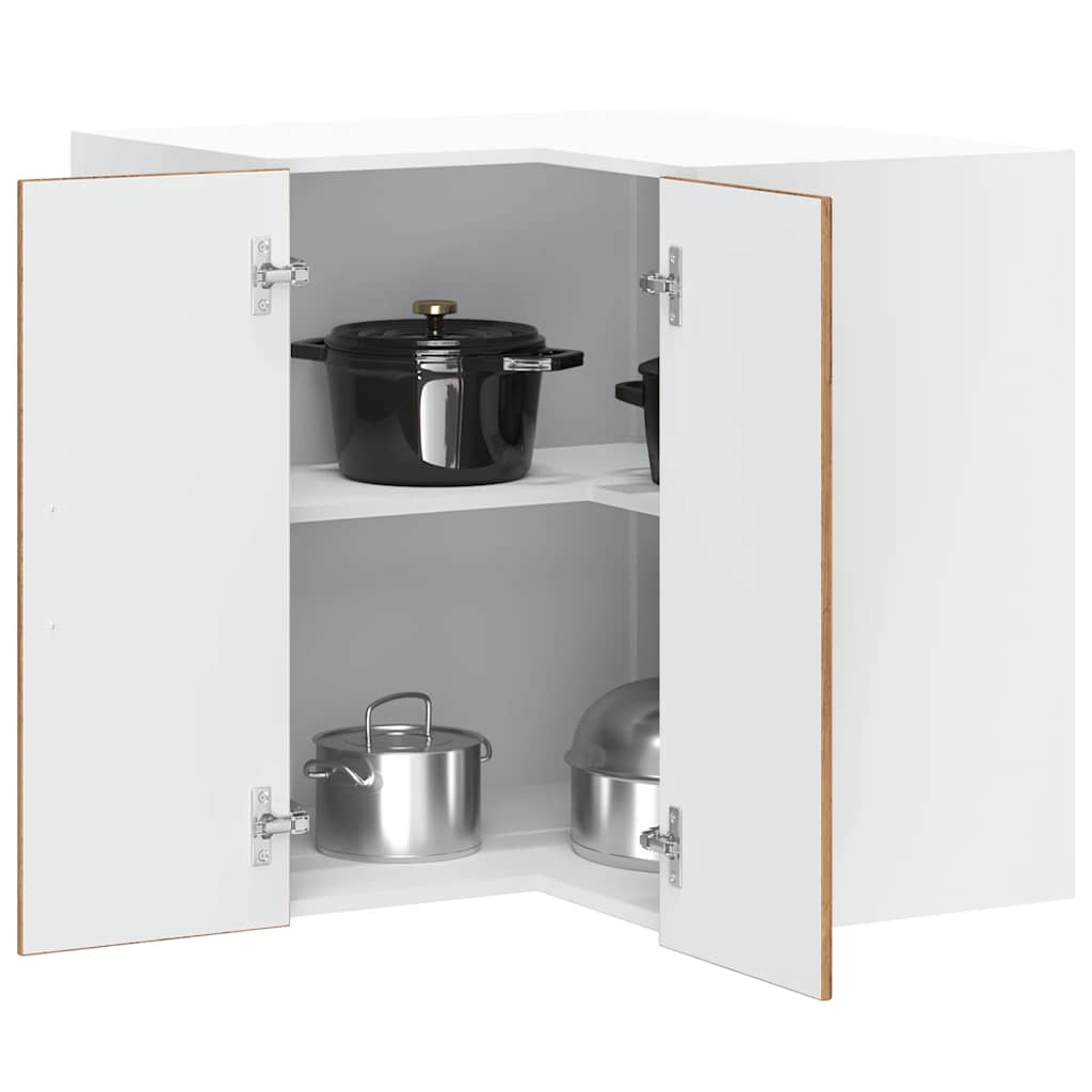 Küchen Eckhängeschrank Altholz-Optik