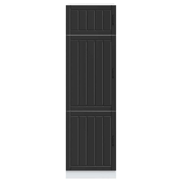 Küchenschrank Lucca, Schwarz