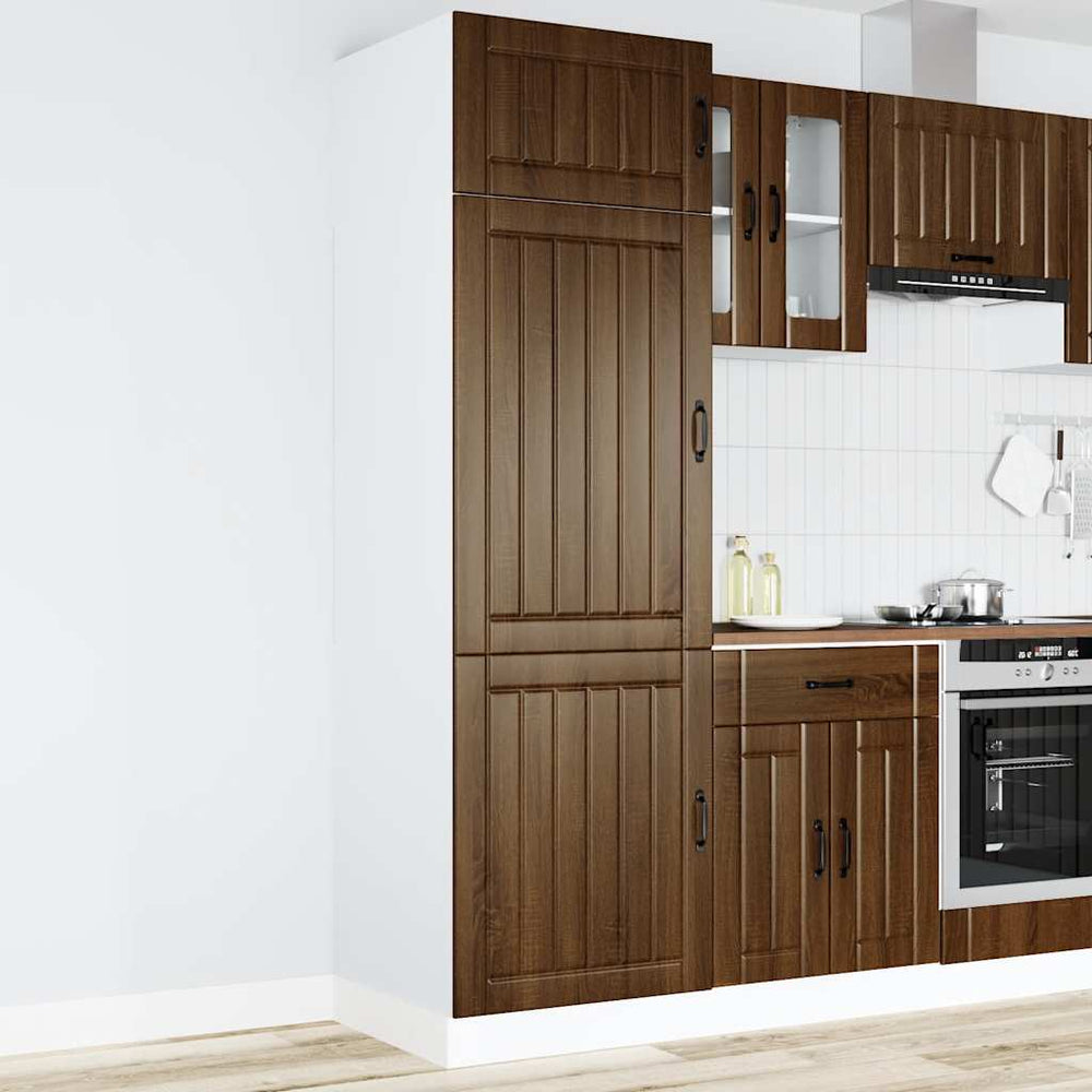 Küchenschrank Lucca Braun Eichenoptik
