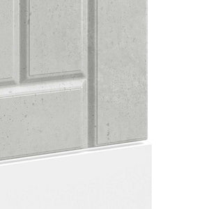Geschirrspülerblende Betongrau
