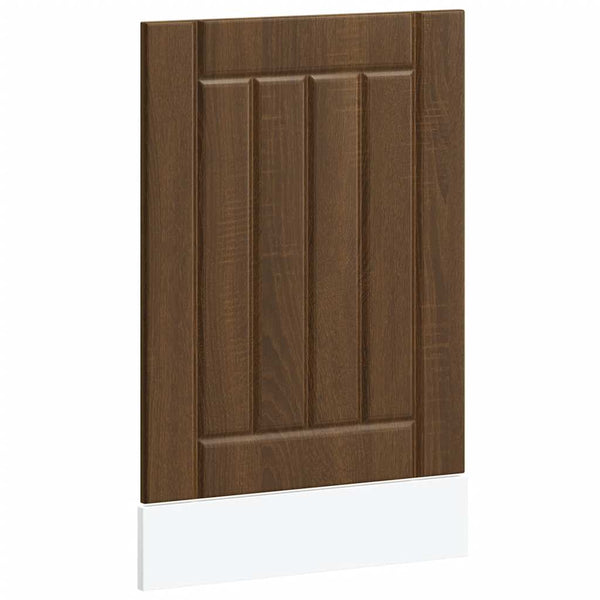 vidaXL Dishwasher Panel Lucca Brown Oak Look Engineered Wood