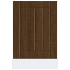 vidaXL Dishwasher Panel Lucca Brown Oak Look Engineered Wood