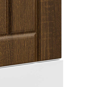 vidaXL Dishwasher Panel Lucca Brown Oak Look Engineered Wood