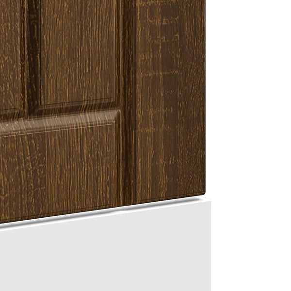 vidaXL Dishwasher Panel Lucca Brown Oak Look Engineered Wood