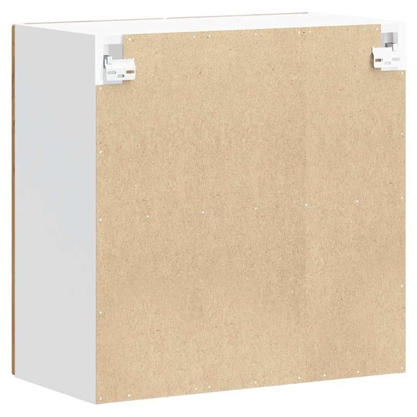 Küchen Hängeschrank Altholz-Optik mit Glastür