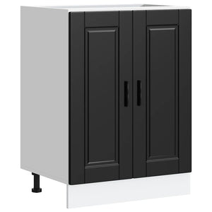 Küchenunterschrank Porto, Schwarz