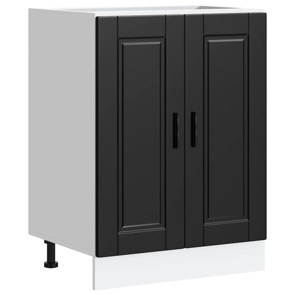 Küchenunterschrank Porto, Schwarz