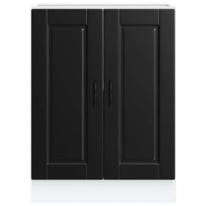 Küchenunterschrank Porto, Schwarz