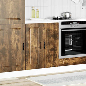 Küchenunterschrank Räuchereiche Holzwerkstoff