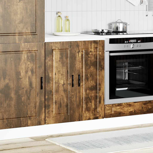 Küchenunterschrank Räuchereiche Holzwerkstoff