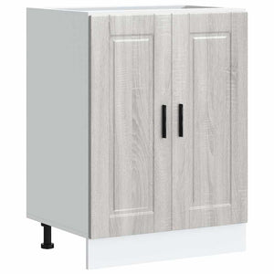 Küchenunterschrank Grau Sonoma Holz