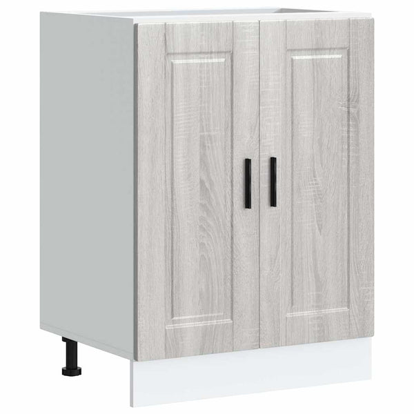 Küchenunterschrank Grau Sonoma Holz