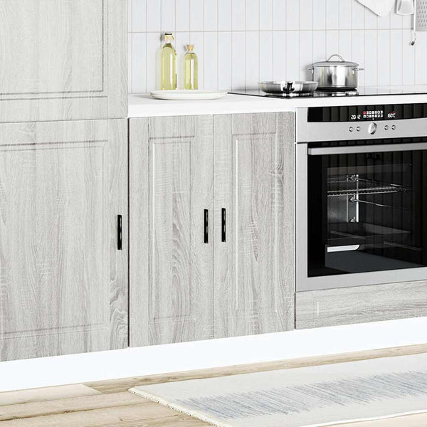 Küchenunterschrank Grau Sonoma Holz
