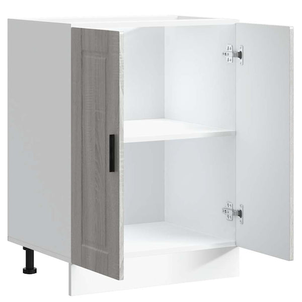 Küchenunterschrank Grau Sonoma Holz