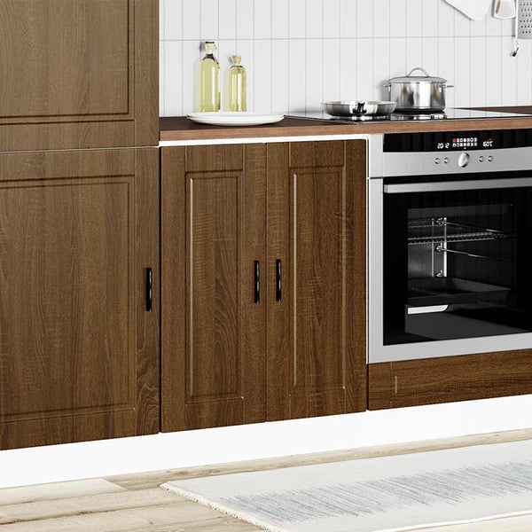 Küchenunterschrank Porto Braun Eichenoptik