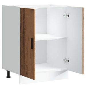 Küchenunterschrank Porto Altholz-Optik