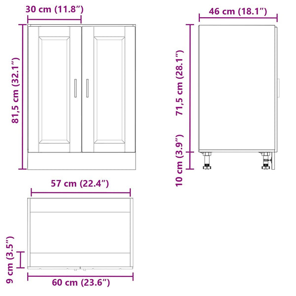 Küchenunterschrank Artisan Eiche