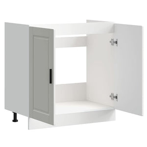 Spülenunterschrank Weiß 80 cm