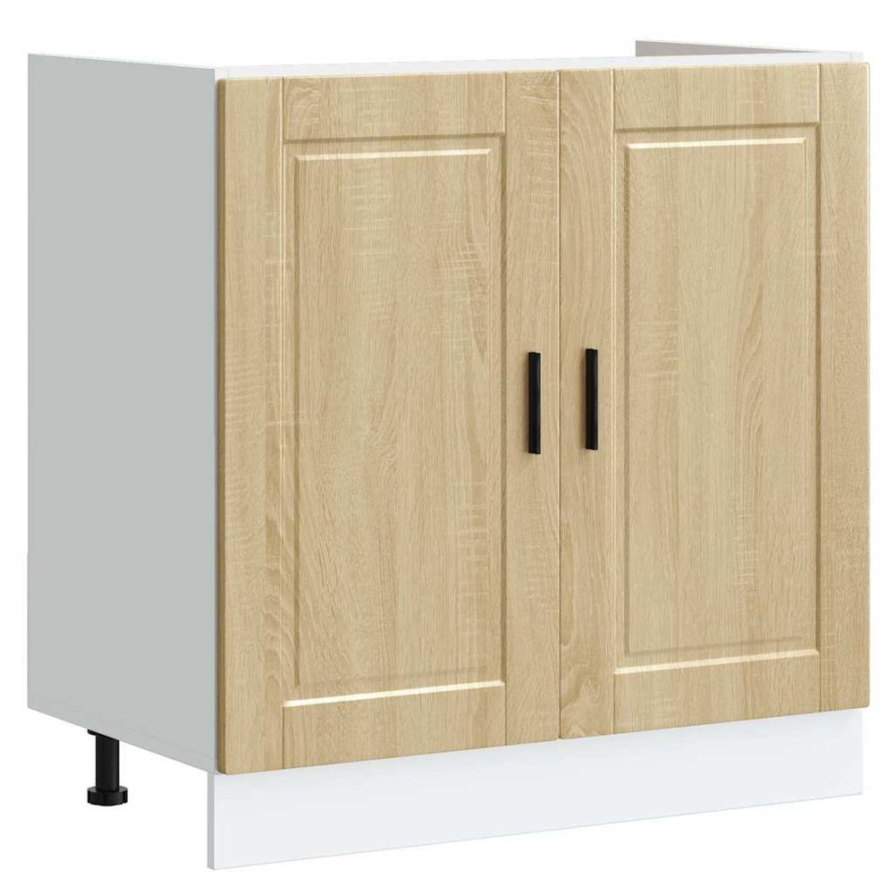 Spülenunterschrank Sonoma-Eiche 80 cm