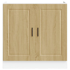 Spülenunterschrank Sonoma-Eiche 80 cm