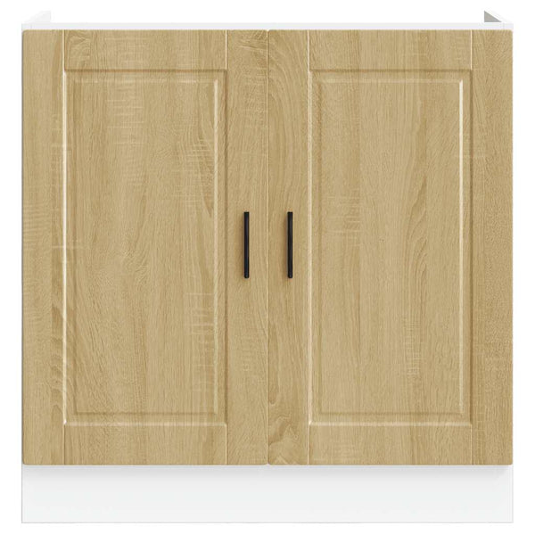 Spülenunterschrank Sonoma-Eiche 80 cm